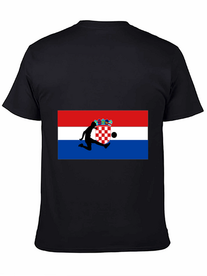 Croatia Flag Soccer T-Shirt