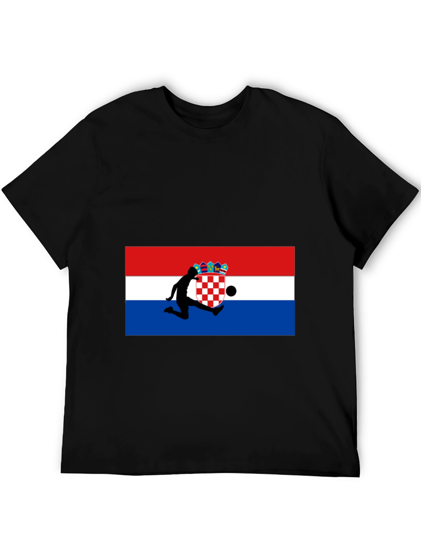 Croatia Flag Soccer T-Shirt