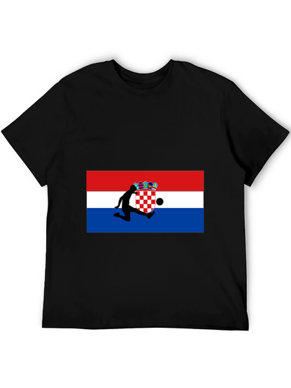 Croatia Flag Soccer T-Shirt