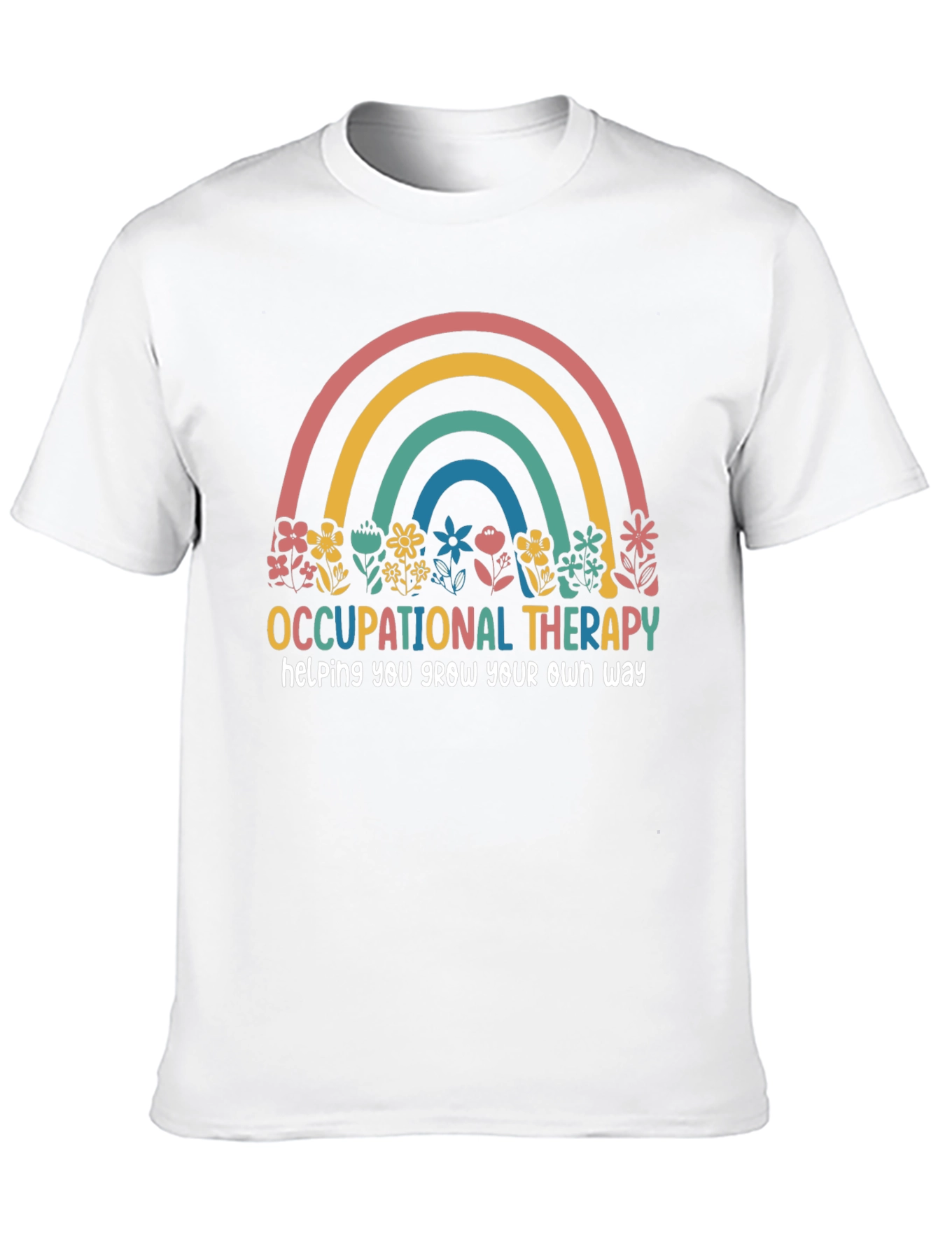 Occupational Therapy Rainbow Graphic T-Shirt