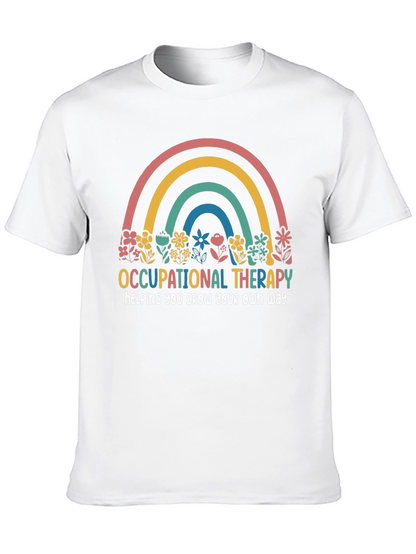 Occupational Therapy Rainbow Graphic T-Shirt