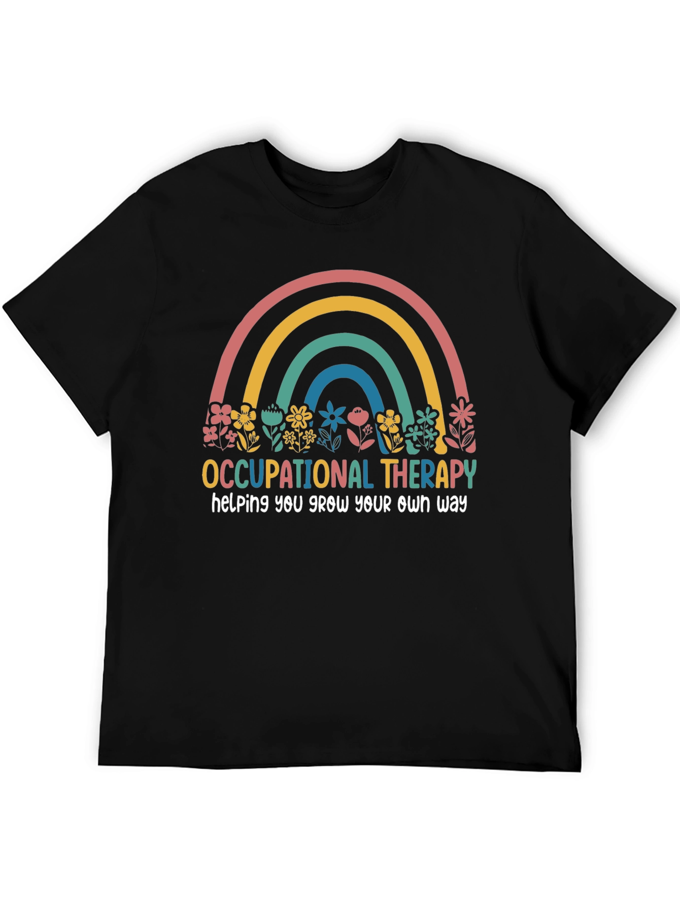 Occupational Therapy Rainbow Graphic T-Shirt