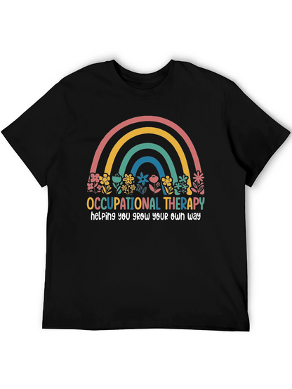 Occupational Therapy Rainbow Graphic T-Shirt