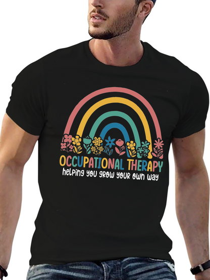 Occupational Therapy Rainbow Graphic T-Shirt