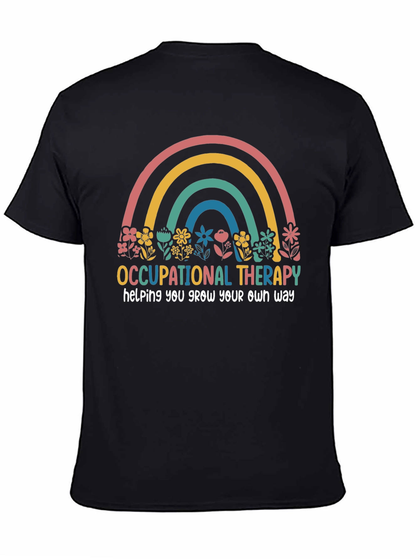 Occupational Therapy Rainbow Graphic T-Shirt