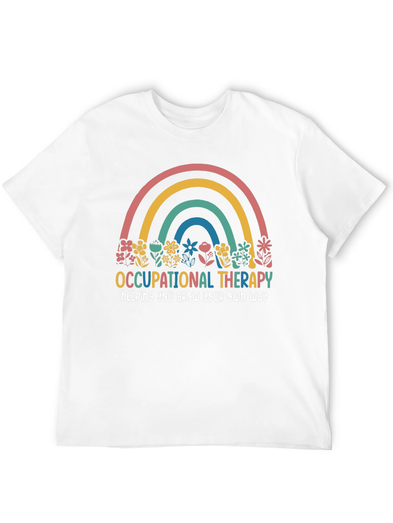 Occupational Therapy Rainbow Graphic T-Shirt