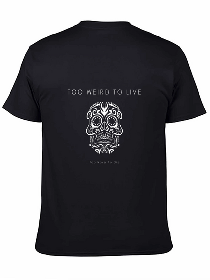 Weird to Live Skull Graphic T-Shirt