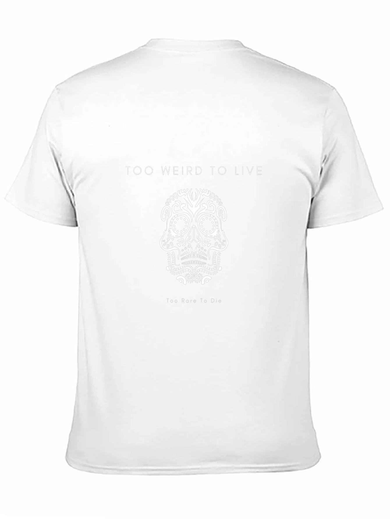 Weird to Live Skull Graphic T-Shirt