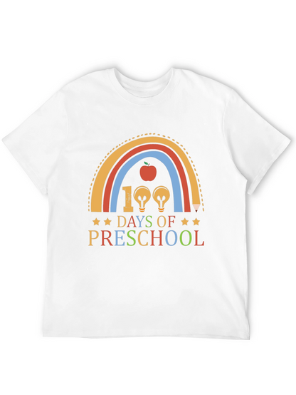 100 Days of Preschool Rainbow T-Shirt