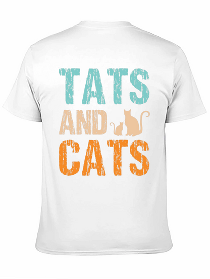 Tats and Cats Graphic Tee - Black