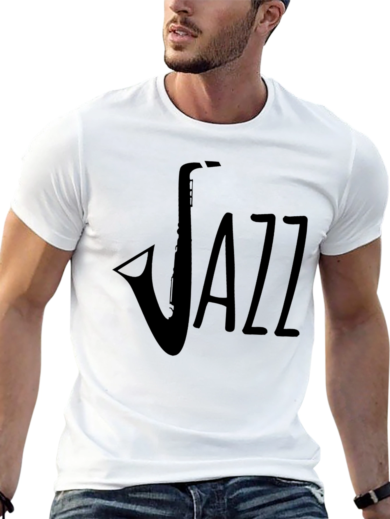 Jazz Saxophone T-Shirt - Classic Music Tee