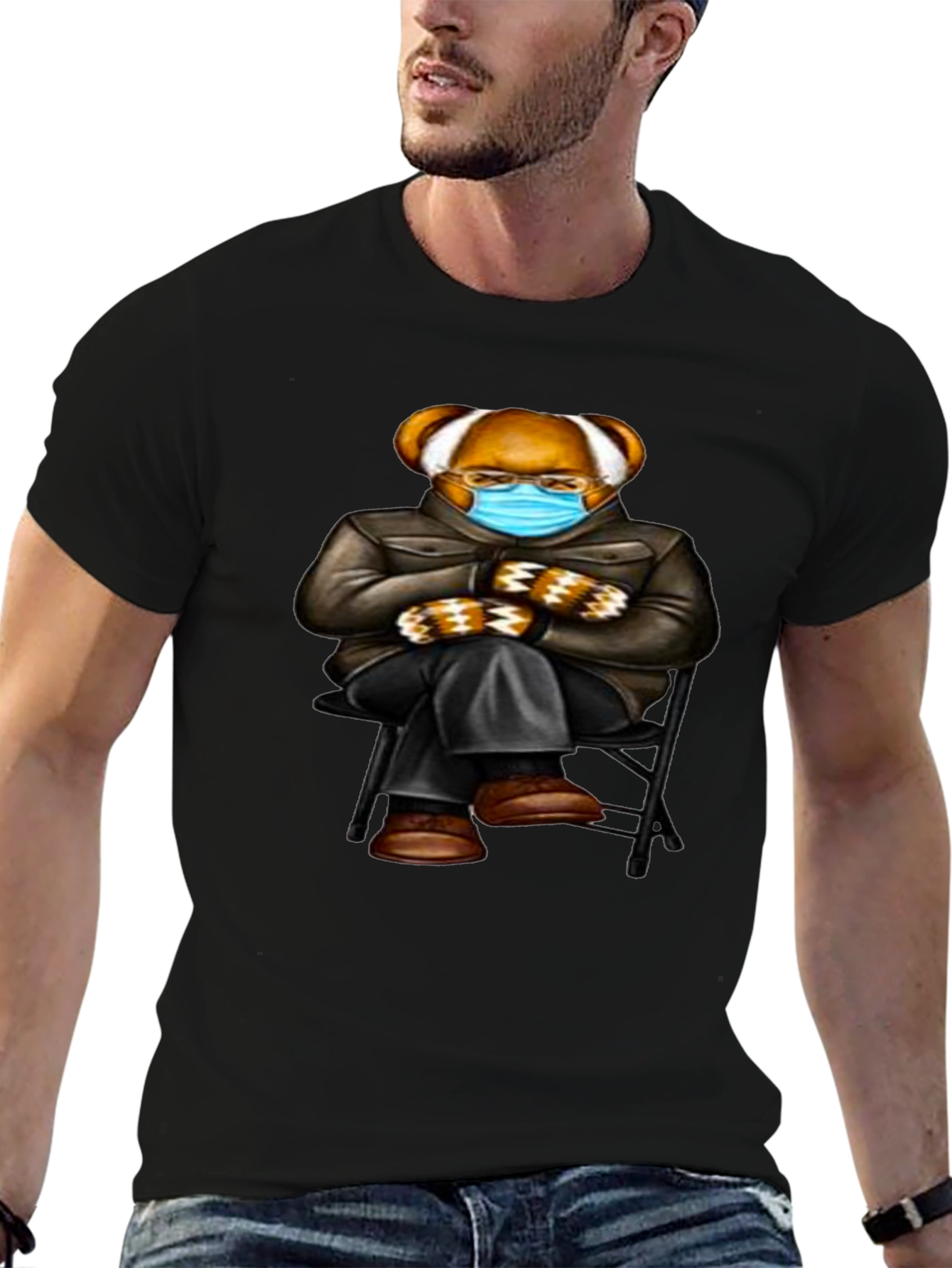 Bernie Bear Black T-Shirt