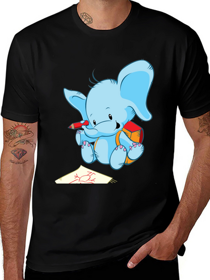 Elephant Artist Graphic Tee