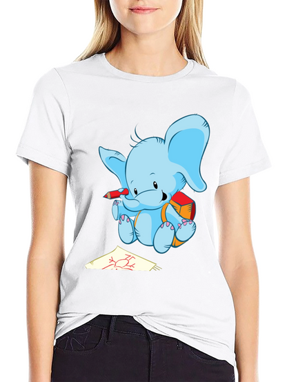 Elephant Artist Graphic Tee