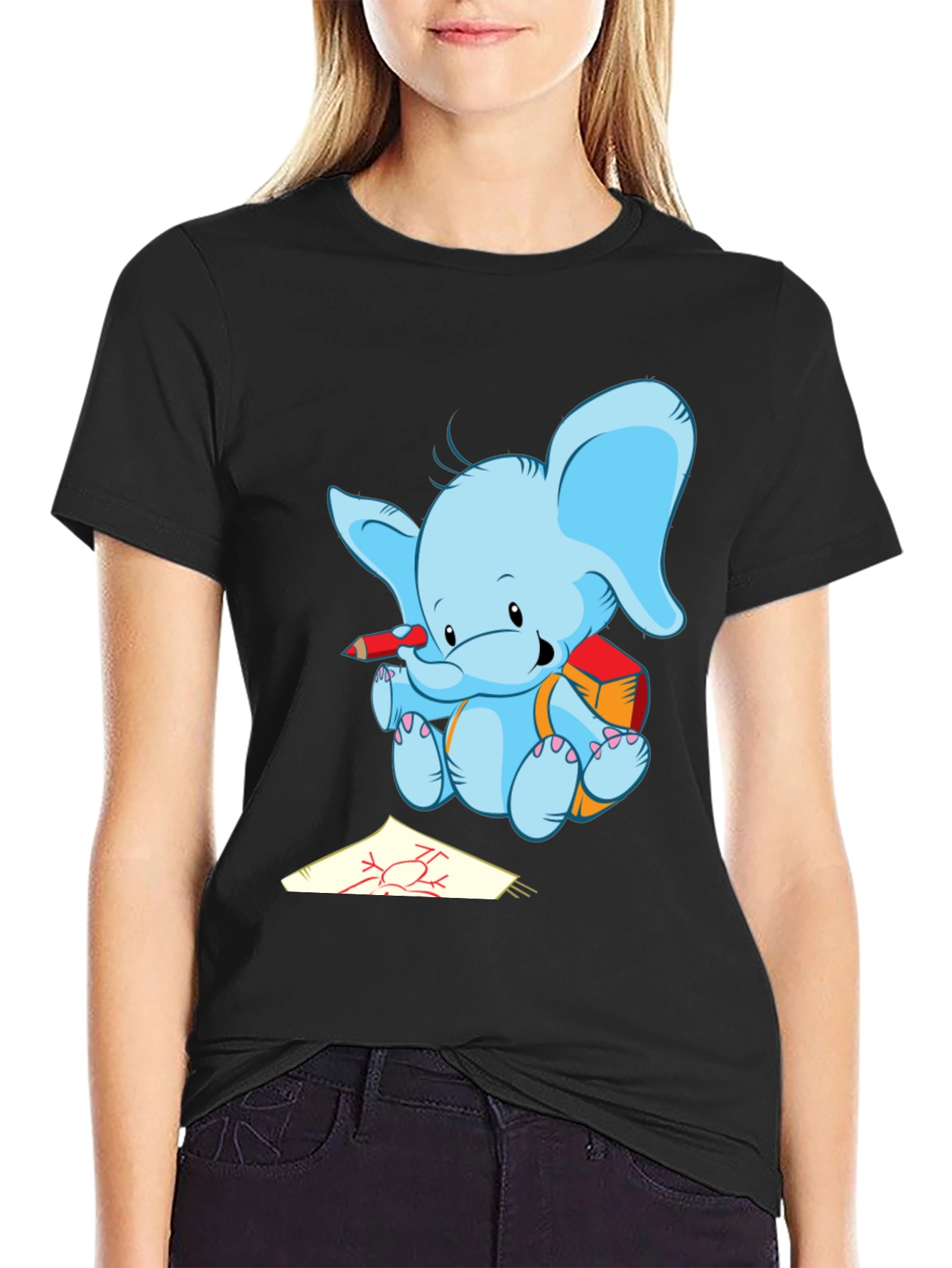 Elephant Artist Graphic Tee