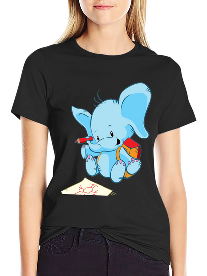 Elephant Artist Graphic Tee