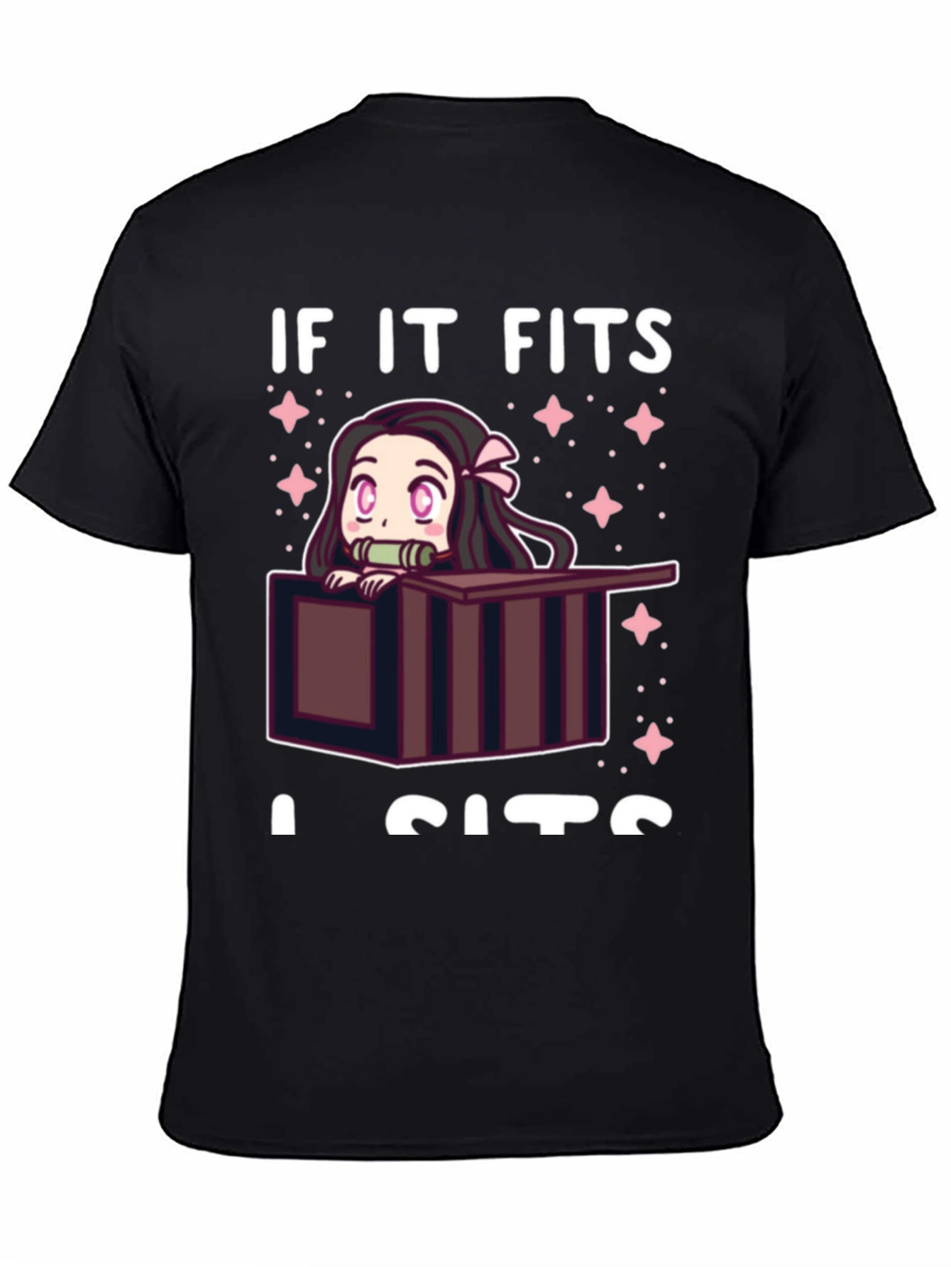 If It Fits I Sits Nezuko T-Shirt