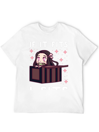 If It Fits I Sits Nezuko T-Shirt