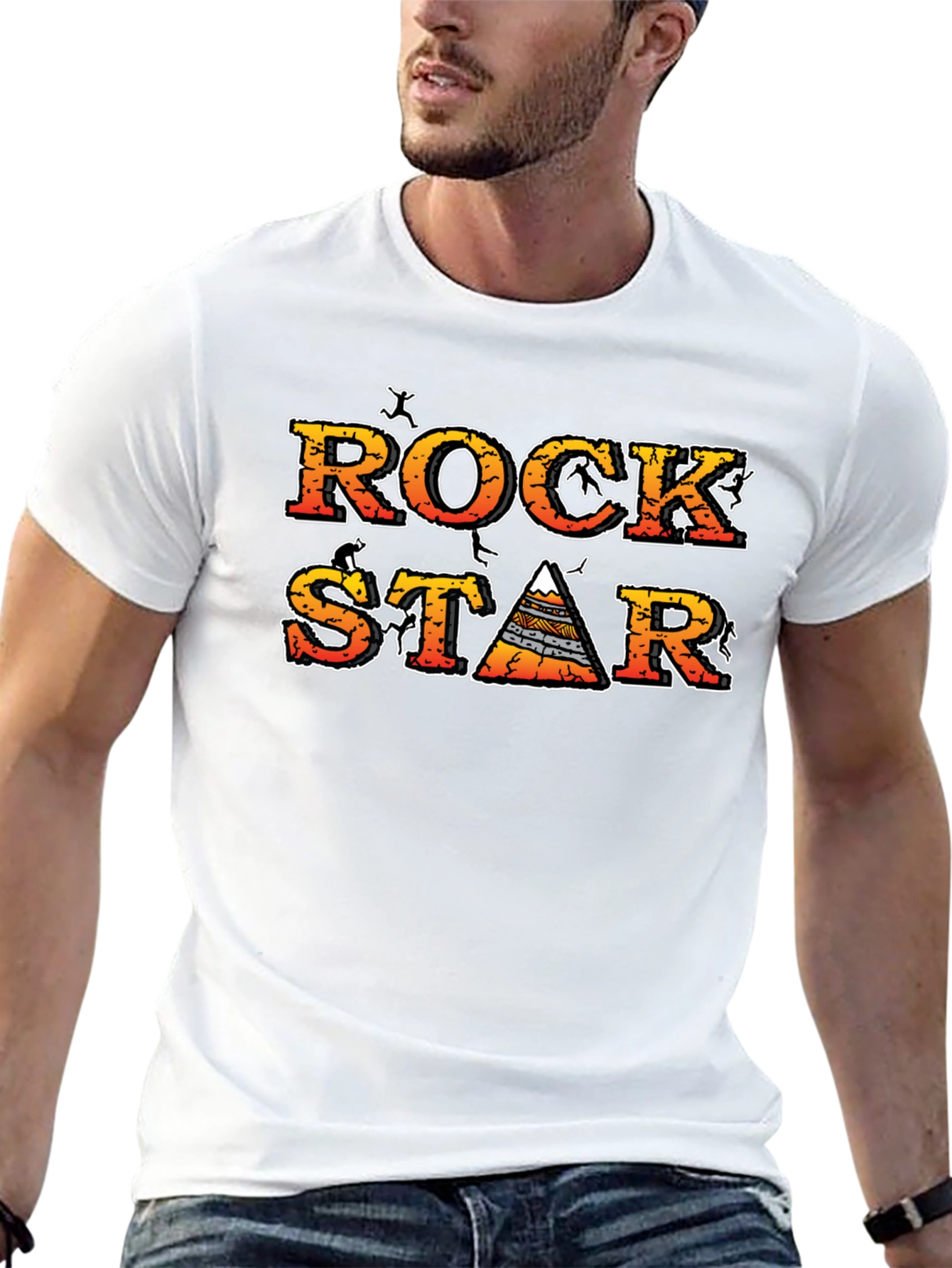 Rockstar Black Graphic Tee