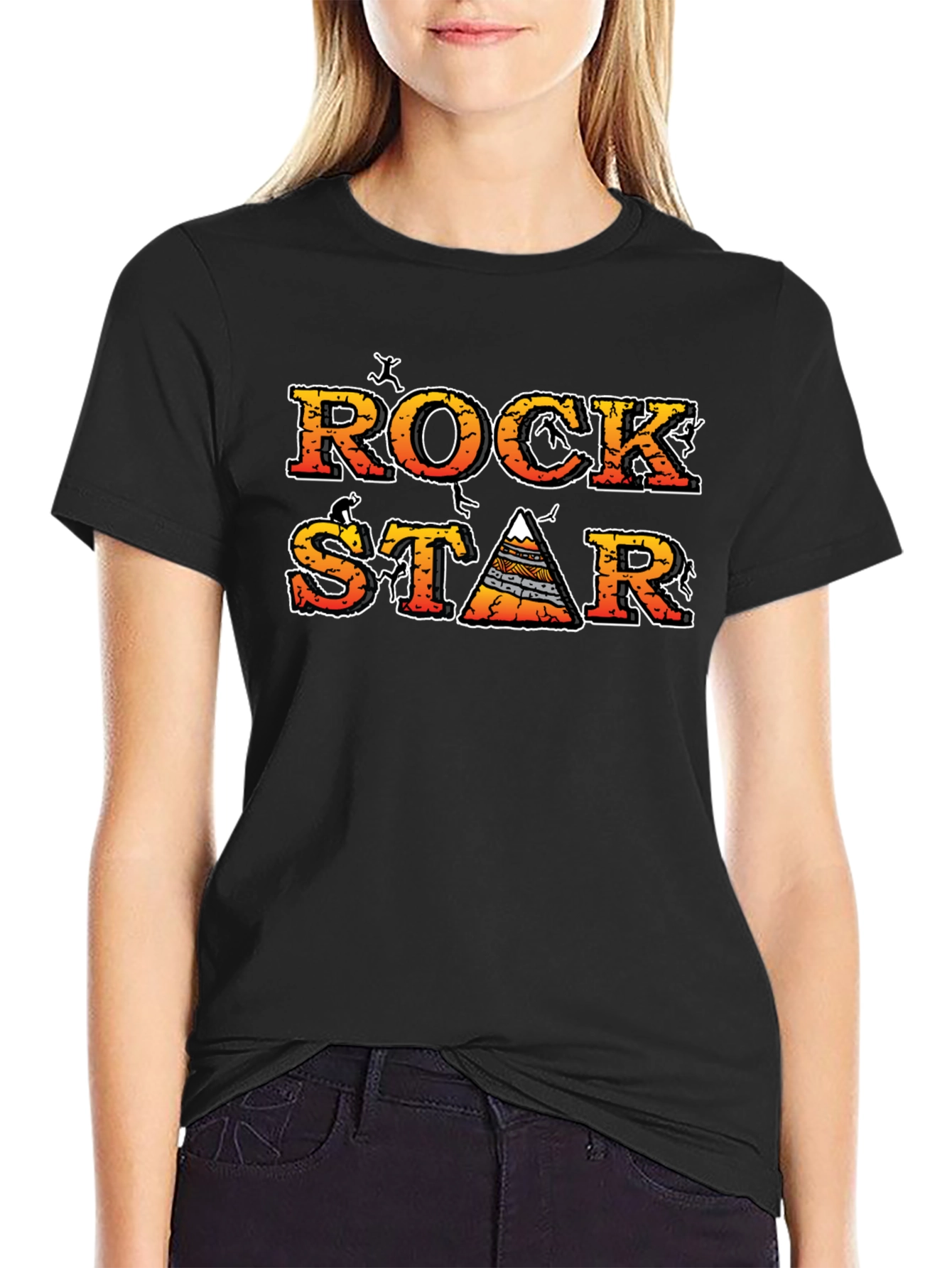 Rockstar Black Graphic Tee