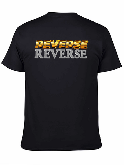 Reverse Graphic Tee - Black