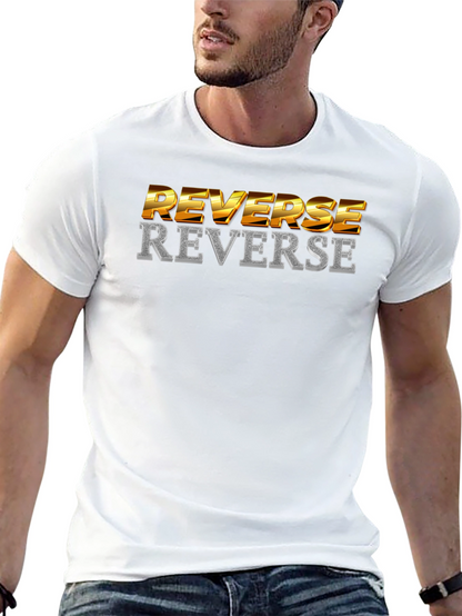 Reverse Graphic Tee - Black