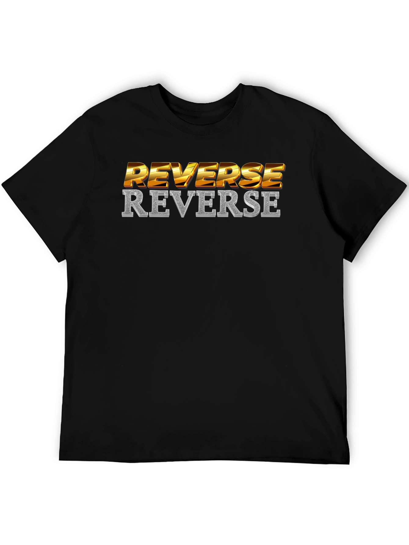 Reverse Graphic Tee - Black