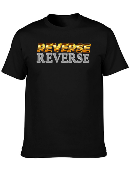 Reverse Graphic Tee - Black