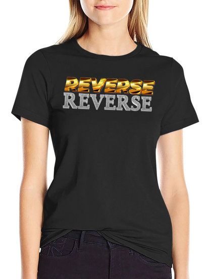 Reverse Graphic Tee - Black