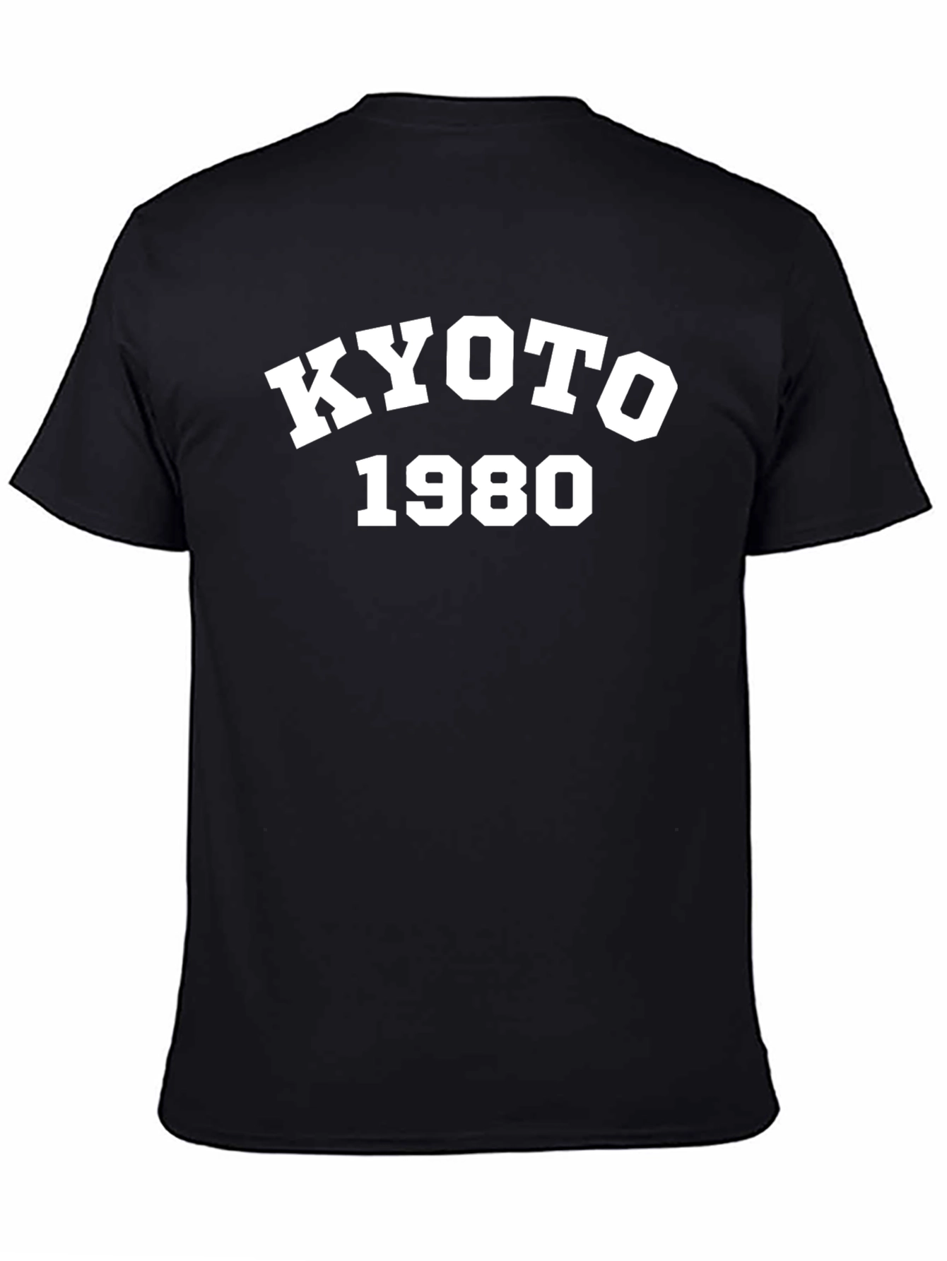Kyoto 1980 Black Graphic T-Shirt