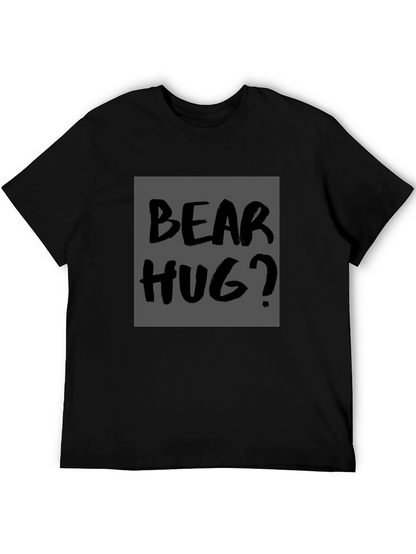 Bear Hug Graphic Tee -  Casual Style