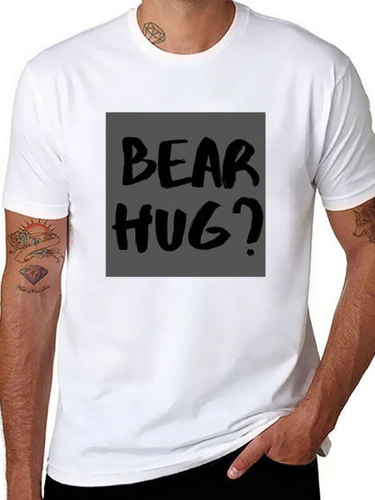 Bear Hug Graphic Tee -  Casual Style