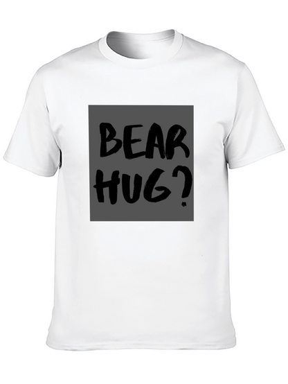 Bear Hug Graphic Tee -  Casual Style