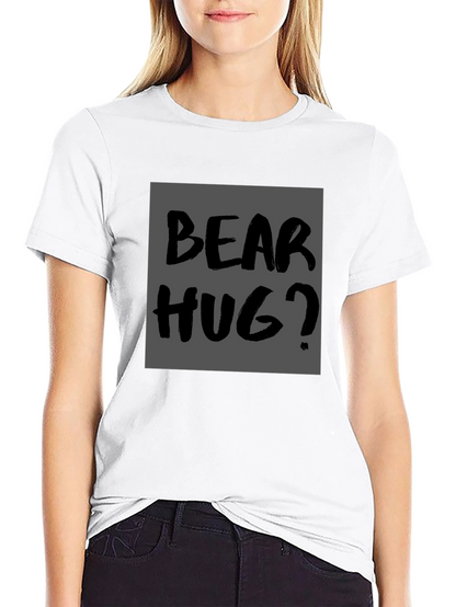 Bear Hug Graphic Tee -  Casual Style