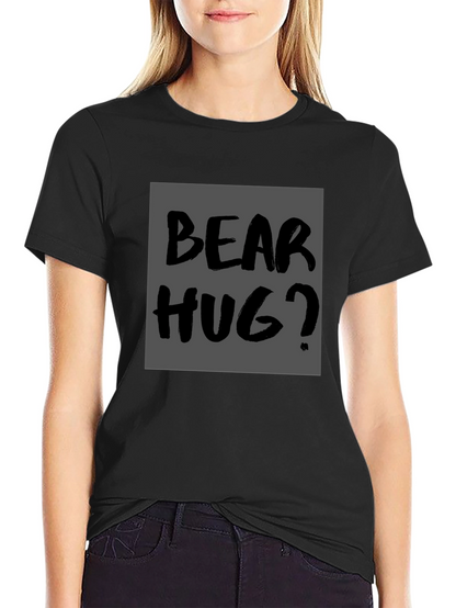 Bear Hug Graphic Tee -  Casual Style