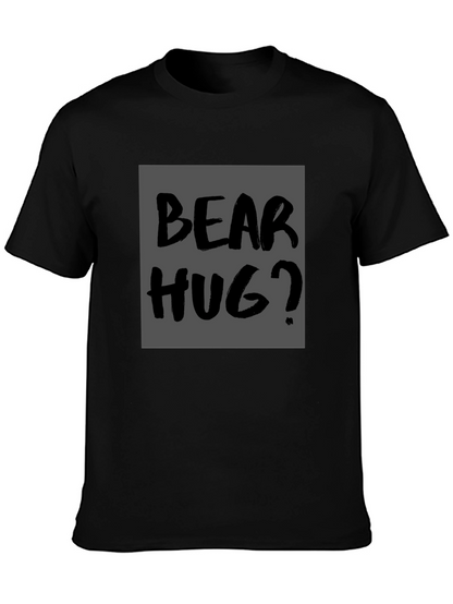 Bear Hug Graphic Tee -  Casual Style