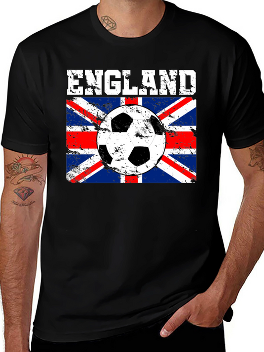 England Soccer Flag Graphic T-Shirt