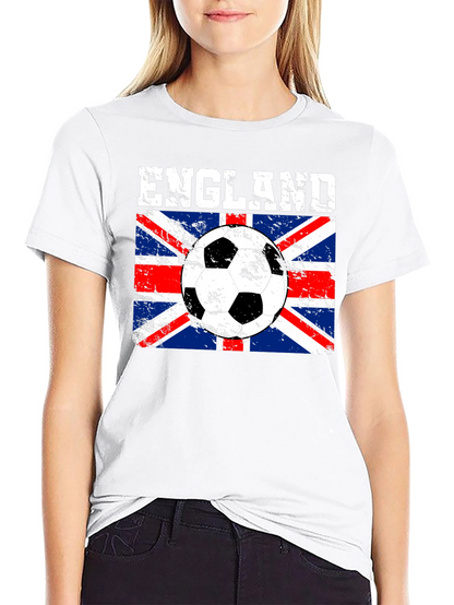 England Soccer Flag Graphic T-Shirt