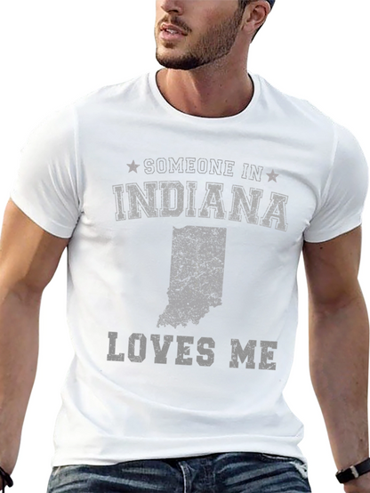 Indiana Loves Me Graphic T-Shirt - Black