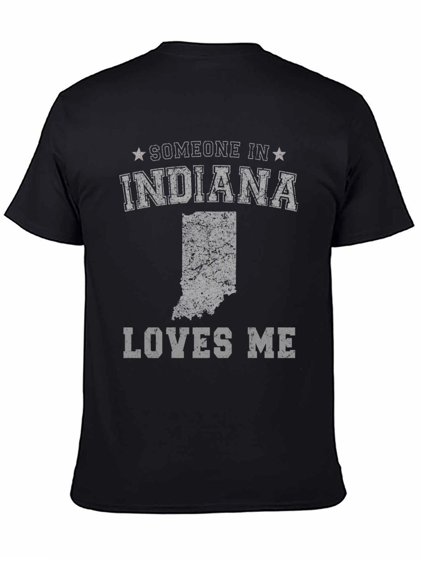 Indiana Loves Me Graphic T-Shirt - Black