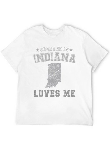 Indiana Loves Me Graphic T-Shirt - Black