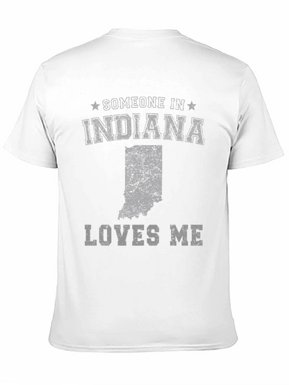 Indiana Loves Me Graphic T-Shirt - Black
