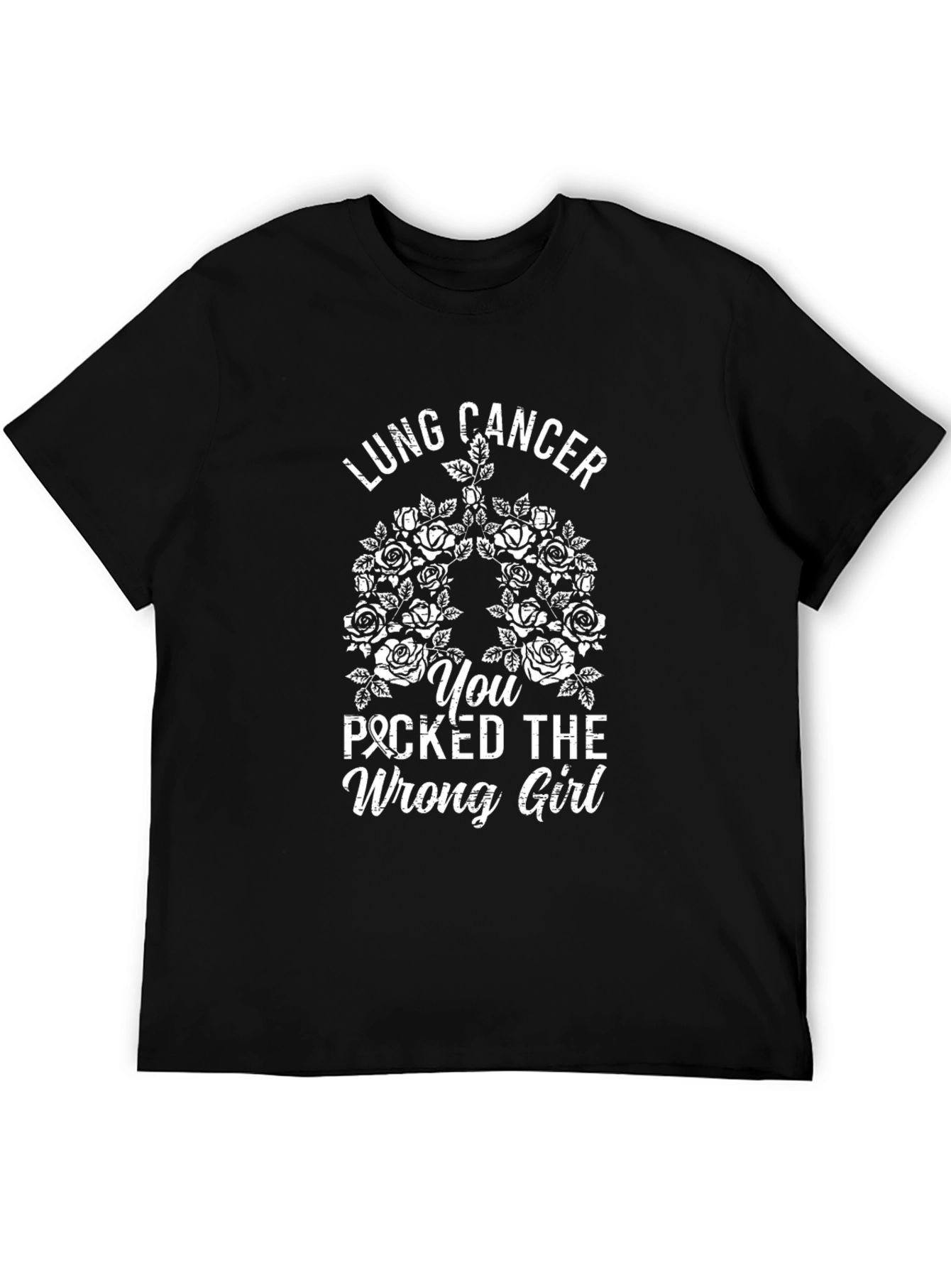 Lung Cancer Awareness T-Shirt - Wrong Girl