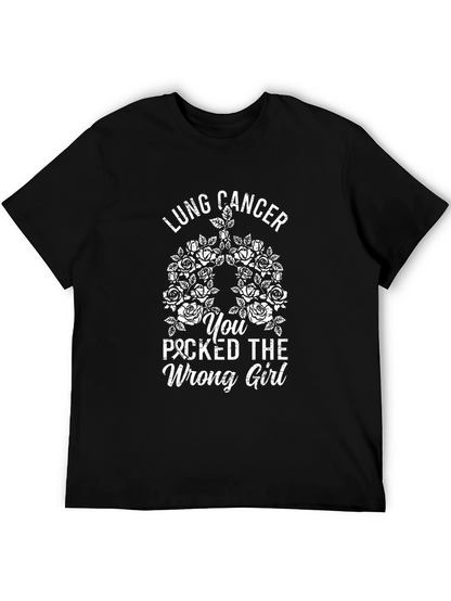 Lung Cancer Awareness T-Shirt - Wrong Girl