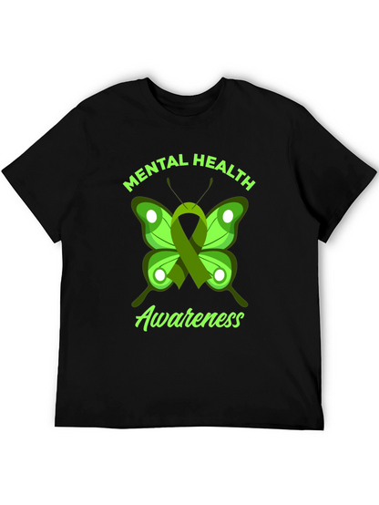 Mental Health Awareness Butterfly Graphic Tee