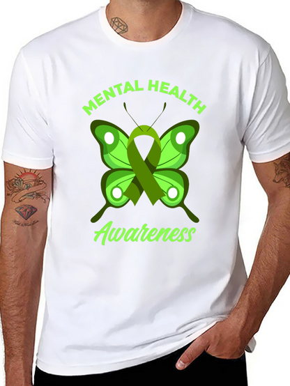 Mental Health Awareness Butterfly Graphic Tee