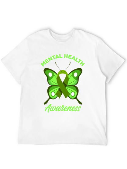 Mental Health Awareness Butterfly Graphic Tee