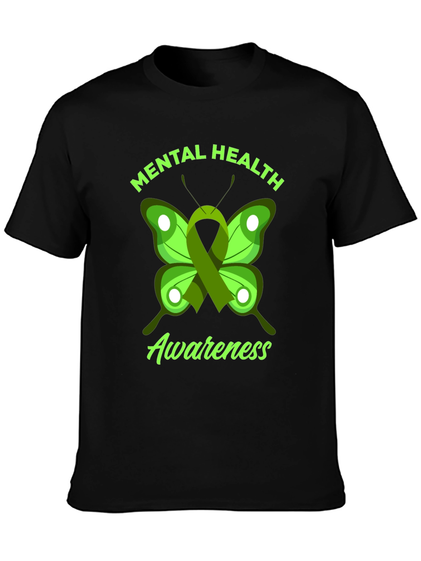Mental Health Awareness Butterfly Graphic Tee