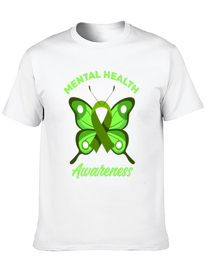 Mental Health Awareness Butterfly Graphic Tee
