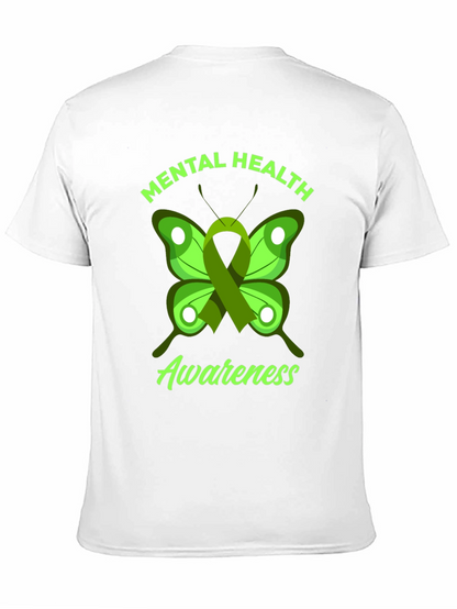 Mental Health Awareness Butterfly Graphic Tee